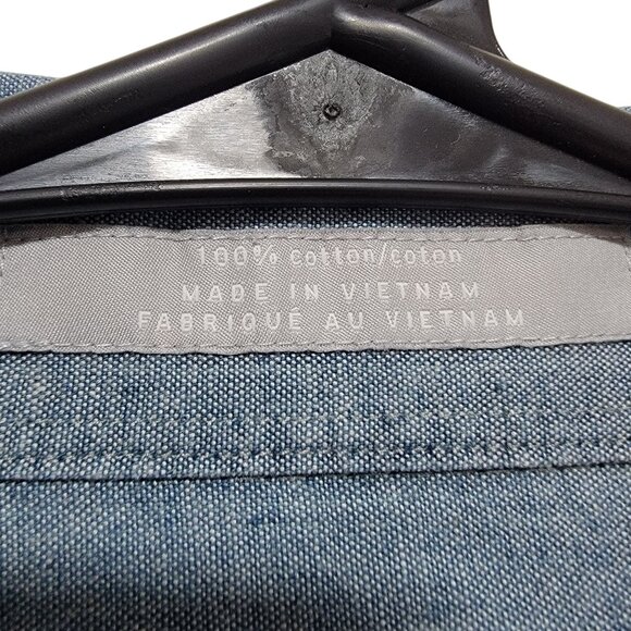 Nordstrom Junior Size 20 Chambray Button-down Shirt Special Occasion Graduation - Picture 6 of 9